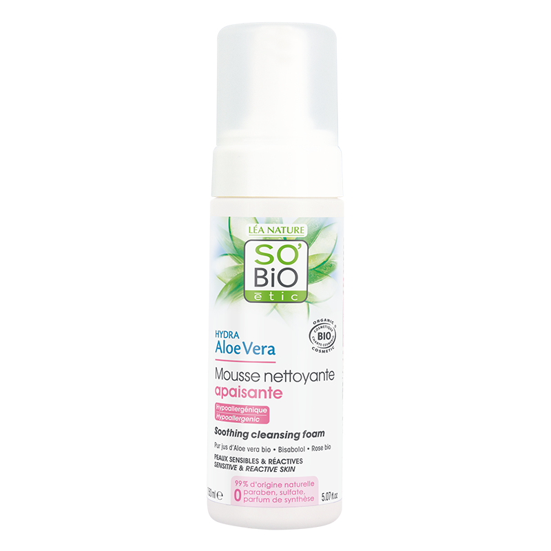 So'Bio Étic Hydra Aloe Vera Soothing Cleansing Foam