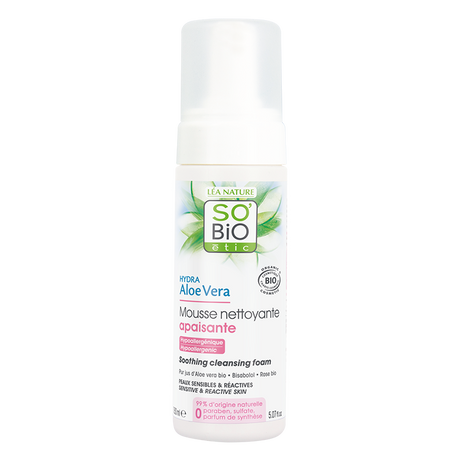 So'Bio Étic Hydra Aloe Vera Soothing Cleansing Foam