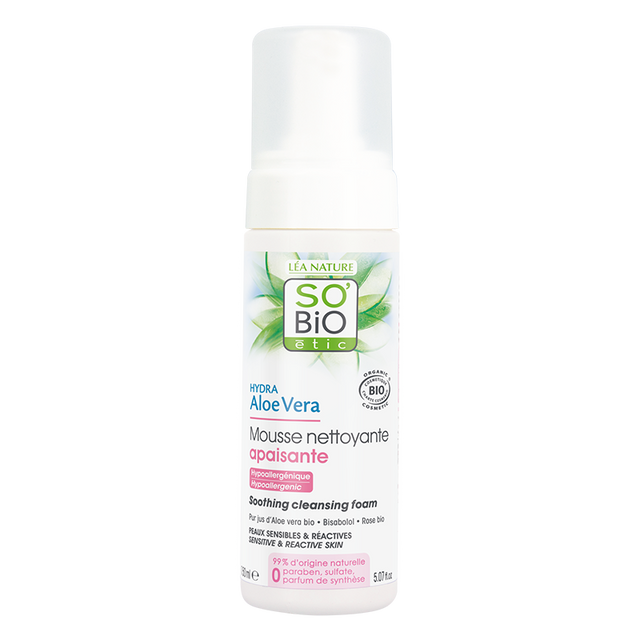 So'Bio Étic Hydra Aloe Vera Soothing Cleansing Foam