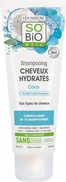 So'Bio Étic Shampoo - Moisturised Hair Coco Hyaluronic Acid