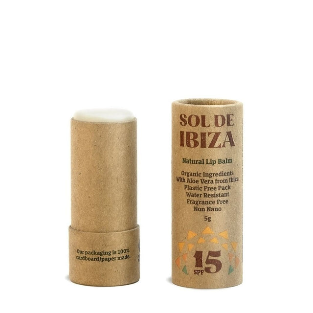 Sol de Ibiza Natural Lip Balm - SPF15 (5g)