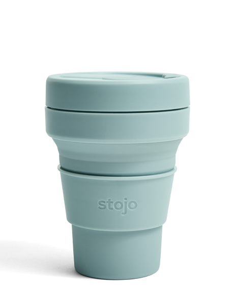 Stojo Opvouwbare Koffiebeker 355ml - Aquamarine