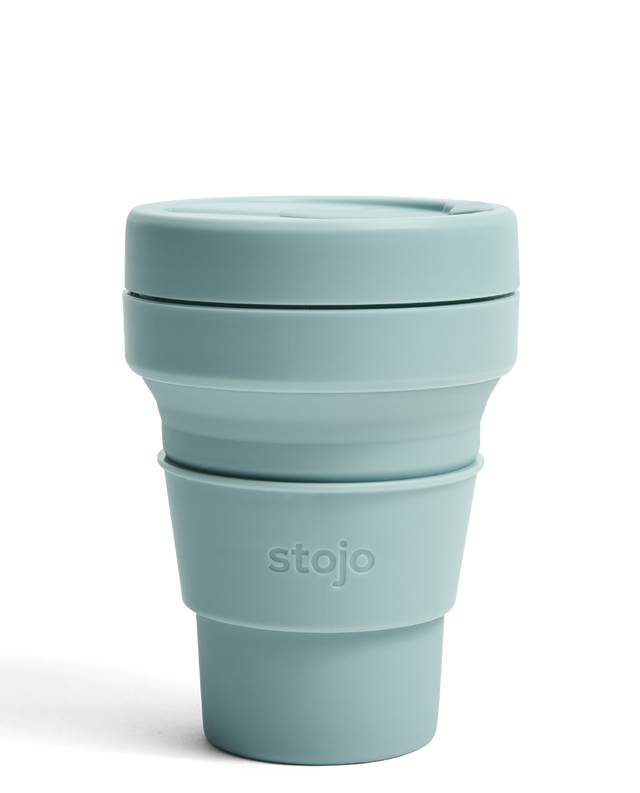 Stojo Opvouwbare Koffiebeker 355ml - Aquamarine