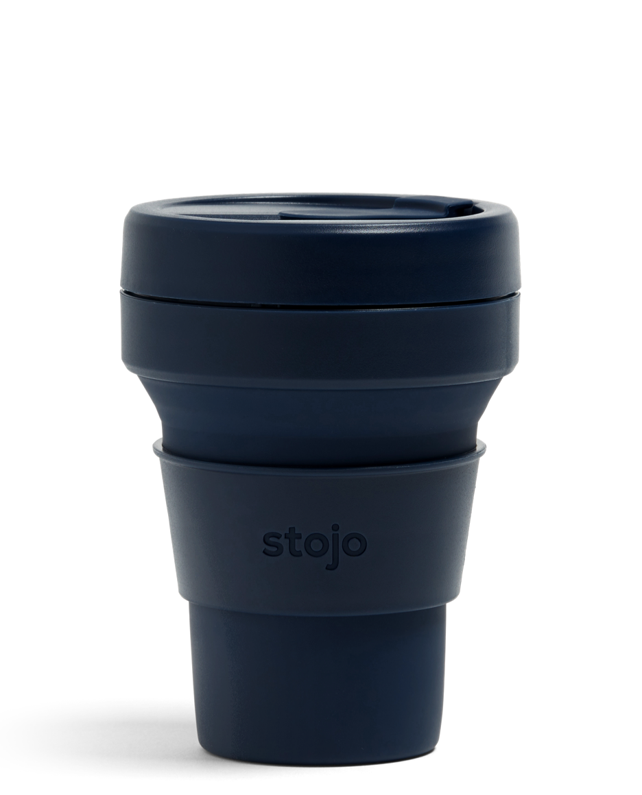 Stojo Opvouwbare Koffiebeker 355ml - Denim