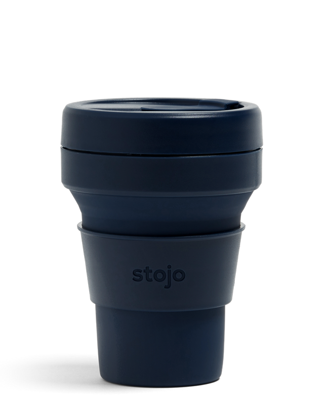 Stojo Opvouwbare Koffiebeker 355ml - Denim