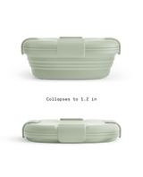 Stojo Opvouwbare Siliconen Lunchbox - Sage