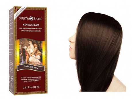 Surya Brasil dark brown cream haar