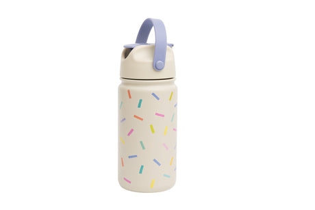 The Cotton Cloud RVS Drinkfles - Confetti