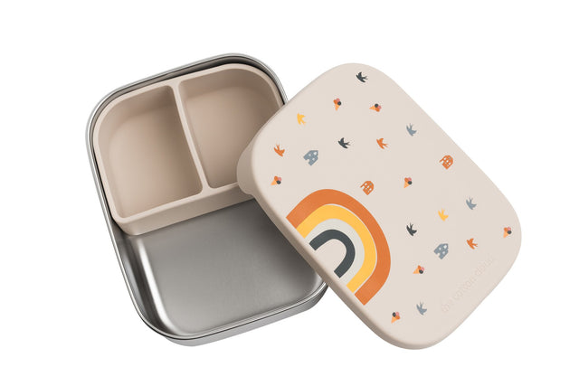 The Cotton Cloud RVS Lunchbox - Rainbow