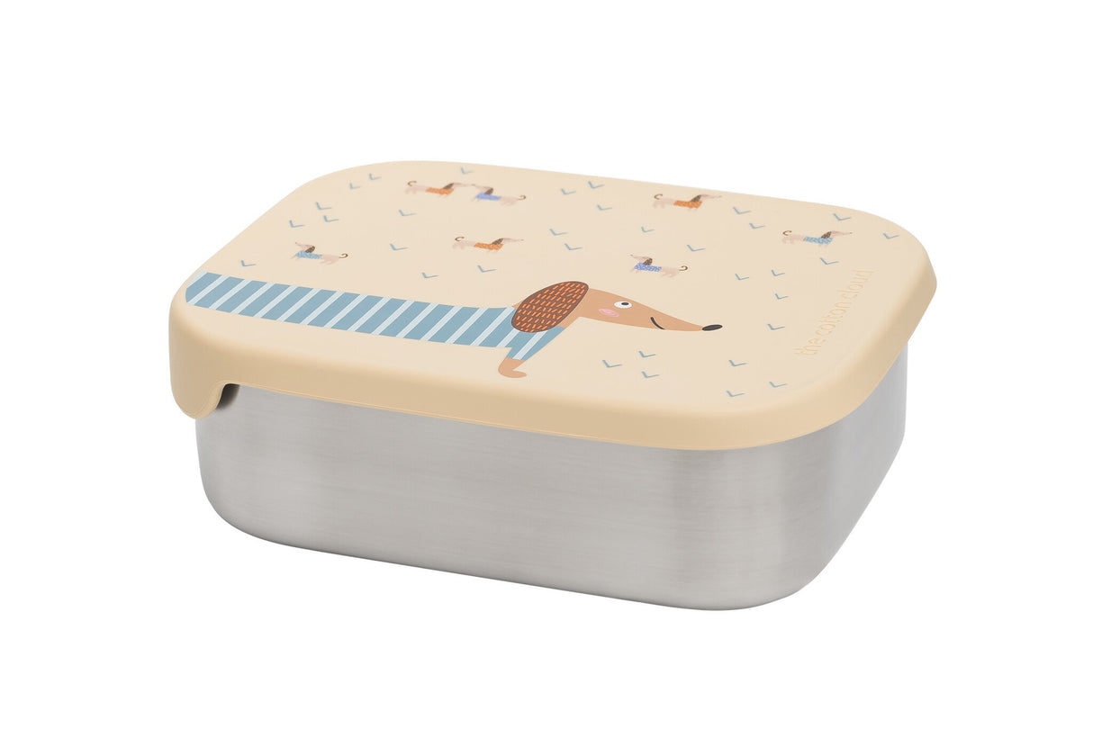 The Cotton Cloud RVS Lunchbox - Teckel