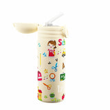 Yellow School - 350ml - kids bottle - V1