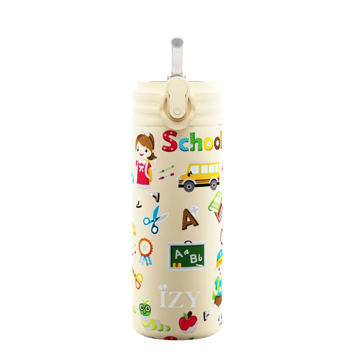 Yellow School - 350ml - kids bottle - V3