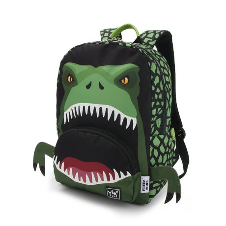 YLX Dino Bite Backpack _ Kids _ Green Dino Bite