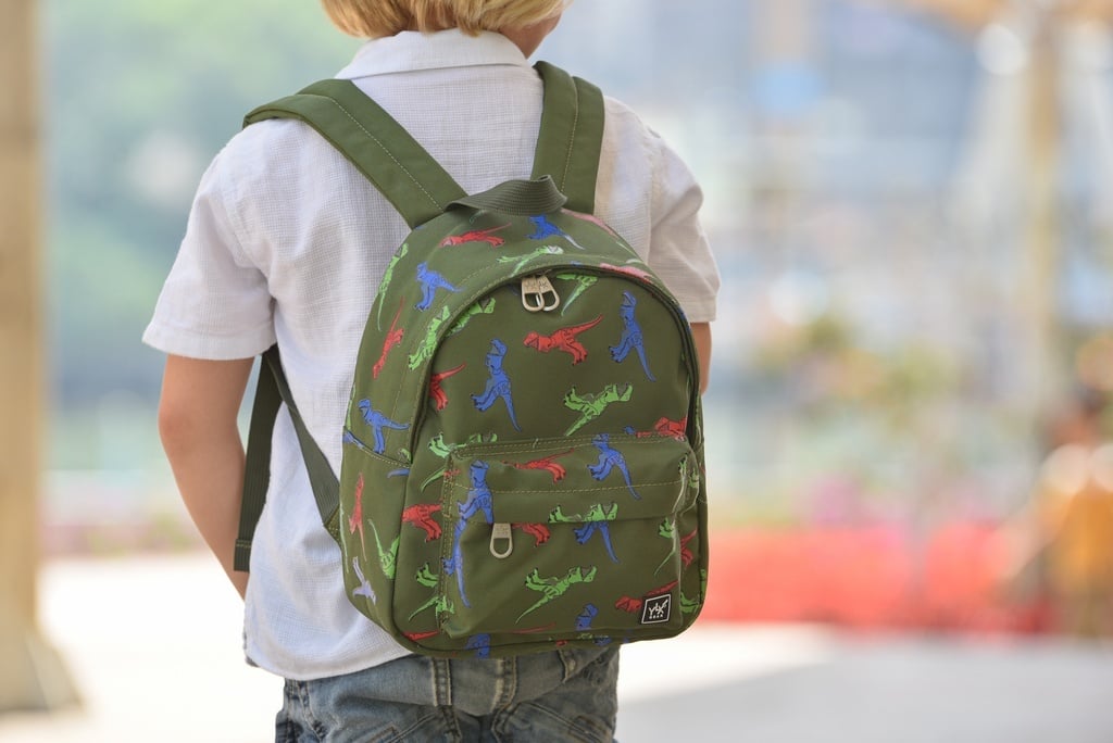 YLX Hemlock Backpack _ Kids _ Army Green & Dinosaurs