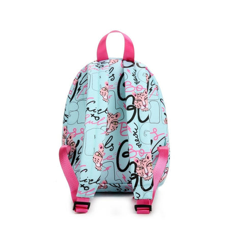 YLX Hemlock Backpack (S) _ Kids _ Bleached Aqua Girls Street Art (3)