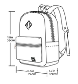 YLX Oriole Backpack _ Kids _ Black & Dinos