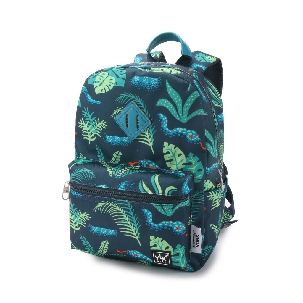 YLX Oriole Backpack _ Kids _ Dark Slate & Snakes