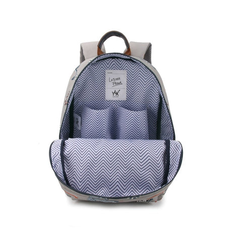 YLX Oriole Backpack _ Kids _ Flint Gray & Snakes (1)