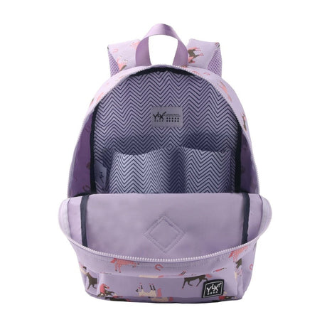 YLX Oriole Backpack _ Kids _ Pastel Lilac & Horses (2)