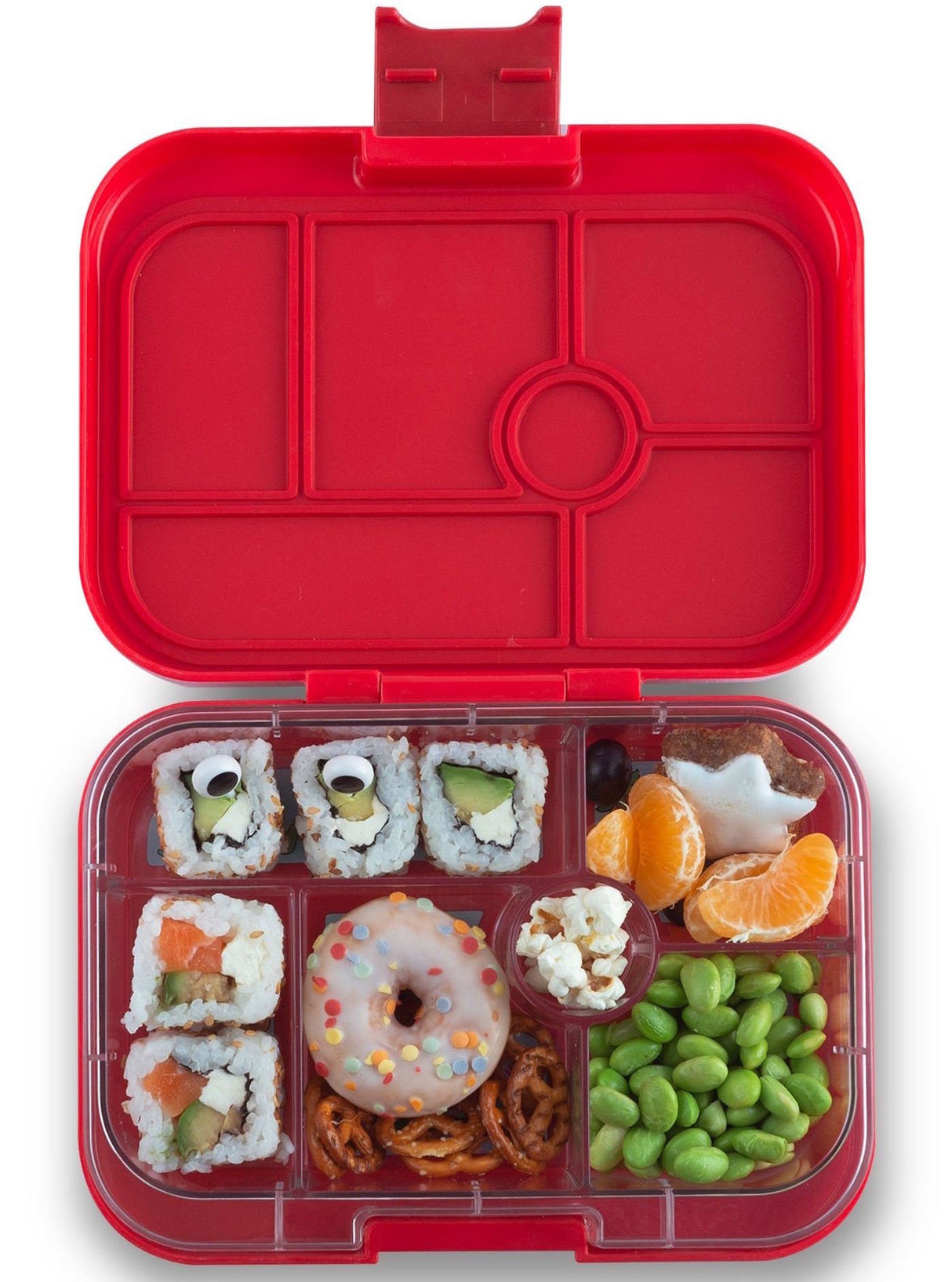 Yumbox Original Bento Lunchbox 6 Compartments - Roar Red 2