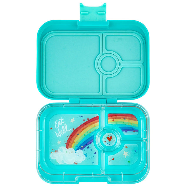 Yumbox-Panino-Bento-Lunchbox-4-Vakken-Misty-Aqua-Rainbow